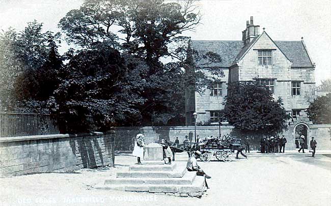 Clerkson's Hall Grade II listed building black & white